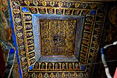 Paintings on the wall of the outer cloister of the Mahamuni Paya, Mandalay, Myanmar 